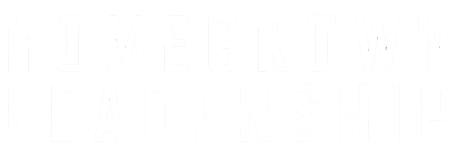 homegrown leadership logo white